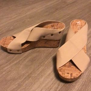 Cork Wedge Heels